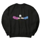 H2eatの偽り Heavyweight Crew Neck Sweatshirt