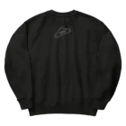 タカのロンドンの月-ブラックバージョン- Heavyweight Crew Neck Sweatshirt