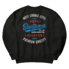 kg_shopの[★バック] Saitama -Vintage- (濃色Tシャツ専用) Heavyweight Crew Neck Sweatshirt