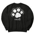 WebArtsの肉球をモチーフにしたオリジナルブランド「nikuQ」（猫タイプ）です Heavyweight Crew Neck Sweatshirt
