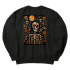 Skull sectionの満月とドクロ Heavyweight Crew Neck Sweatshirt