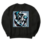 NATTOMOのボクシング女子 Heavyweight Crew Neck Sweatshirt