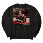 あっくす。の暴走老人シリーズ③ アメリカンver. Heavyweight Crew Neck Sweatshirt