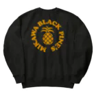 卓球ブラックパインズ SUZURI店のバックプリントロゴスウェット Heavyweight Crew Neck Sweatshirt