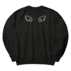 はぬの天使の羽（ホワイト） Heavyweight Crew Neck Sweatshirt