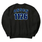 温泉グッズ@ブーさんとキリンの生活のONSEN 1126 Heavyweight Crew Neck Sweatshirt