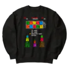 Siderunの館 B2のレトロゲーム風な大仏 Heavyweight Crew Neck Sweatshirt