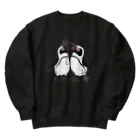 penguininkoの仲良く鳴き交わす🐧🐧 Heavyweight Crew Neck Sweatshirt