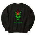 アトリエ彩楽（しゃらく）雑貨店の真の覚醒　／　グリーン Heavyweight Crew Neck Sweatshirt