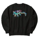 栗坊屋のリーフィーシードラゴン Heavyweight Crew Neck Sweatshirt