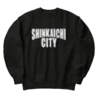 muramatsu_koikeの新開地(白文字) Heavyweight Crew Neck Sweatshirt