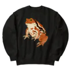 LalaHangeulのヒキガエルさん　文字無し Heavyweight Crew Neck Sweatshirt