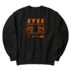 nsnのEYES(orange) Heavyweight Crew Neck Sweatshirt