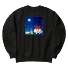 ウタハムちゃんです♪のウタハムちゃんと十五夜 Heavyweight Crew Neck Sweatshirt