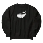 シロクジラのお店のシロクジラ Heavyweight Crew Neck Sweatshirt