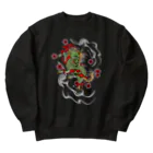 尾九の幸運を招く 麒麟 Heavyweight Crew Neck Sweatshirt