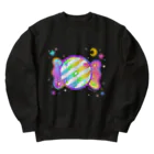 前田悠花｜イラストレーターの★虹色キャンディ★ Heavyweight Crew Neck Sweatshirt