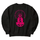 『NG （Niche・Gate）』ニッチゲート-- IN SUZURIの只管打坐h.t.(pink) Heavyweight Crew Neck Sweatshirt