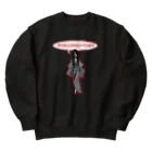 フレ末屋の絵巻の女幽霊　でふぉ美に取り憑かれた！ Heavyweight Crew Neck Sweatshirt