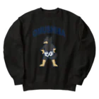 Sea Bar のオムしば（黒） Heavyweight Crew Neck Sweatshirt