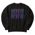 おはる屋さんのカラフルな馬さん Heavyweight Crew Neck Sweatshirt