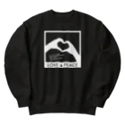 アージーのLOVE and PEACE Heavyweight Crew Neck Sweatshirt