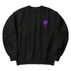 seallyのPeace heart Heavyweight Crew Neck Sweatshirt