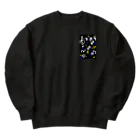 まるめがねのト音記号と仲間たち Heavyweight Crew Neck Sweatshirt