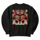 egg Artworks & the cocaine's pixのdöublë** hë∆d✬✬ Heavyweight Crew Neck Sweatshirt