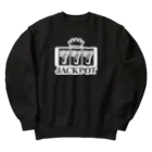 QUQU_WORKSのジャックポット スリーセヴン ホワイト Heavyweight Crew Neck Sweatshirt