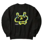 オモシロオカシクのうさろけモザイク3 Heavyweight Crew Neck Sweatshirt