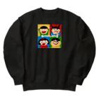 necchiのemotions😀😠😭😌 Heavyweight Crew Neck Sweatshirt