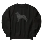 AtelierBoopのラブレター　シベリアンハスキーW Heavyweight Crew Neck Sweatshirt