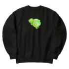 satoayaのアニマルカフェのシ―フードアニマル　カプケカメ Heavyweight Crew Neck Sweatshirt