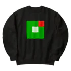 3×3 のドット絵のライン - 3×3 のドット絵 Heavyweight Crew Neck Sweatshirt