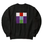 3×3 のドット絵のヒースレジャー - 3×3 のドット絵 Heavyweight Crew Neck Sweatshirt