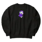 satoayaのアニマルカフェのフルーツアニマル　ブドウヒツジ Heavyweight Crew Neck Sweatshirt