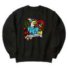 Cody the LovebirdのChubby Bird オカメインコとマンドリン　Birdic Inspiration 2 Heavyweight Crew Neck Sweatshirt