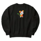 satoayaのアニマルカフェのフルーツアニマル　サクランボネズミ Heavyweight Crew Neck Sweatshirt