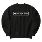 NOIR（ノアール）のLSD　ロゴ　白 Heavyweight Crew Neck Sweatshirt