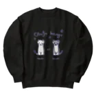 SU-KUのオコジョ変化 Heavyweight Crew Neck Sweatshirt