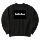 SeaSideAwayのSummerFlowers(ブラックver) Heavyweight Crew Neck Sweatshirt