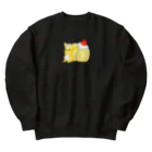 satoayaのアニマルカフェのフードアニマル　ロールケーキリス Heavyweight Crew Neck Sweatshirt