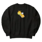 satoayaのアニマルカフェのフードアニマル　ホットケーキ蜂 Heavyweight Crew Neck Sweatshirt