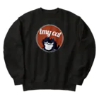 tmyのtmy cat*retrospective cat* Heavyweight Crew Neck Sweatshirt