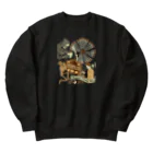 ecoartiqueの非常に非常にグラフィックtシャツのような頭蓋骨のコーヒー Heavyweight Crew Neck Sweatshirt