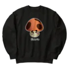 オサカナ店長（ファミコン堂）のどくキノコ Heavyweight Crew Neck Sweatshirt