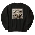 ANSの神秘的な花 Heavyweight Crew Neck Sweatshirt