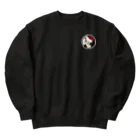 WebArtsのHanafuda January Design "Pine and Crane" 一月の花札「松に鶴」 Heavyweight Crew Neck Sweatshirt