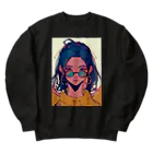 zaisuのクール系女子 Heavyweight Crew Neck Sweatshirt